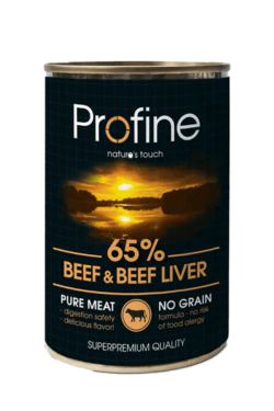 Profine Hund 65% Beef & Beef Liver 400g