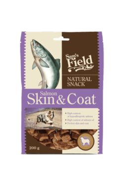 Sam's Field Snack Salmon Skin & Coat 200g