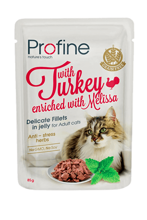 Profine Cat Fillets Turkey & Melissa 85g