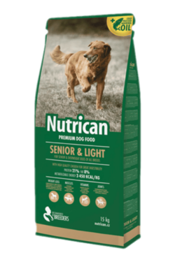 Nutrican Senior & Light Hundefoder 15kg