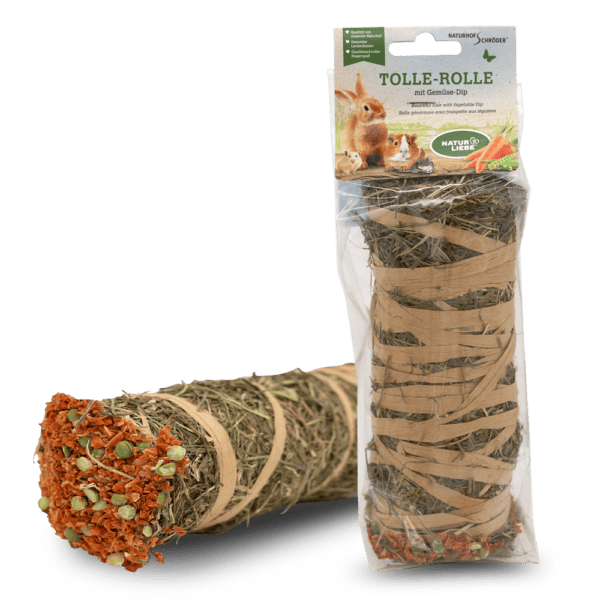 Naturhof Snack-Rulle med grøntsagsmix  til kaniner og gnavere
