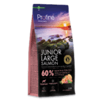 Fuldfoder af høj kvalitet med 42% laks - til hvalpe og unghunde af store racer