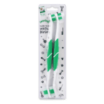 Bugalugs Doubleended Toothbrush - Blød tandbørste til hund / kat