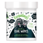 Bugalugs Cat And Dog Soothing Ear Wipes 100 stk ører-renservietter til hunde og katte
