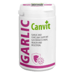 Canvit Garlic kosttilskud med hvidløg beskytter din kat eller hund mod uønskede flåter, lopper og andet utøj