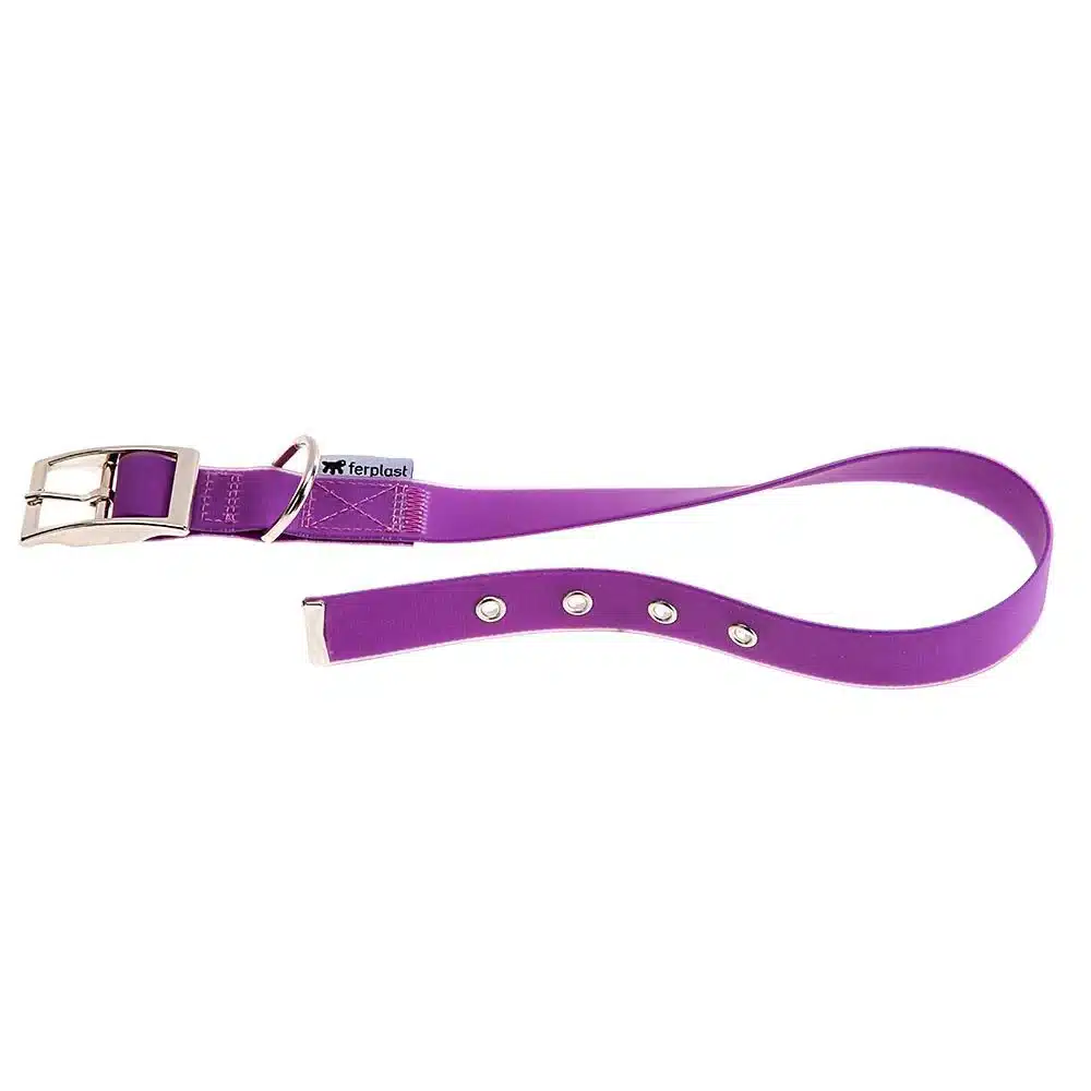 Violet hundehalsbånd til mellemstore hunde fra Ferplast