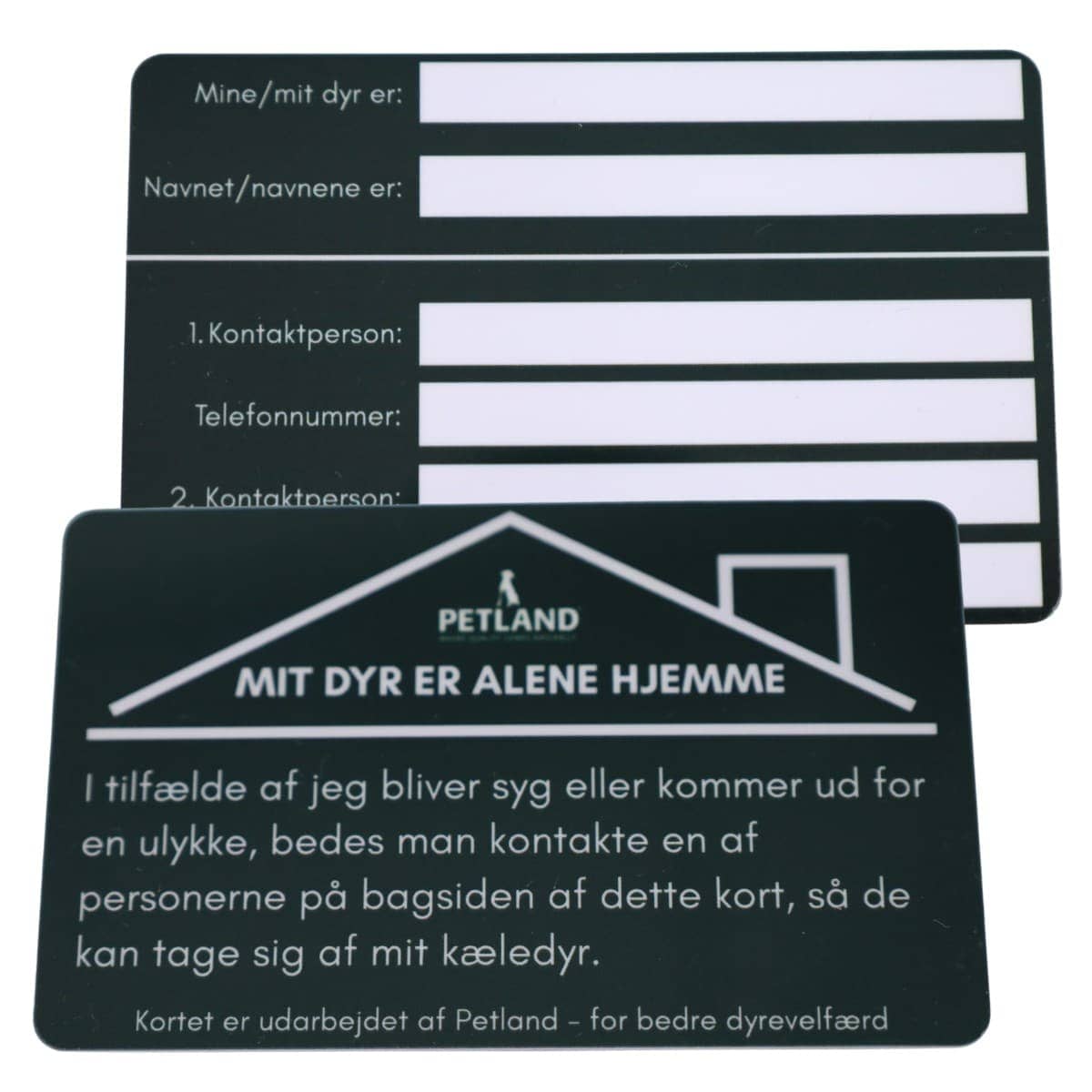 Mit kæledyr er alene hjemme kort