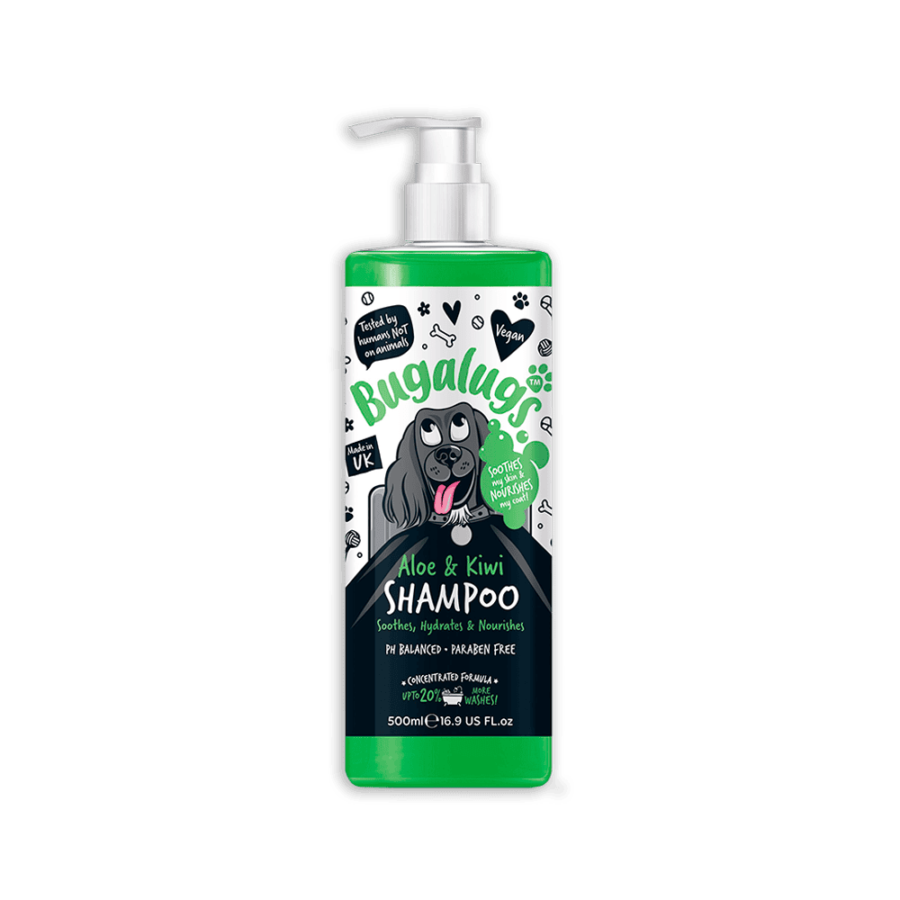 Forsiden af Aloe & Kiwi Soothing Dog Shampoo