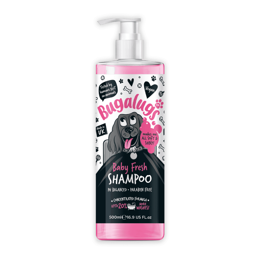 Bugalugs Pet Shampoo Baby Fresh tørshampooen til din hund