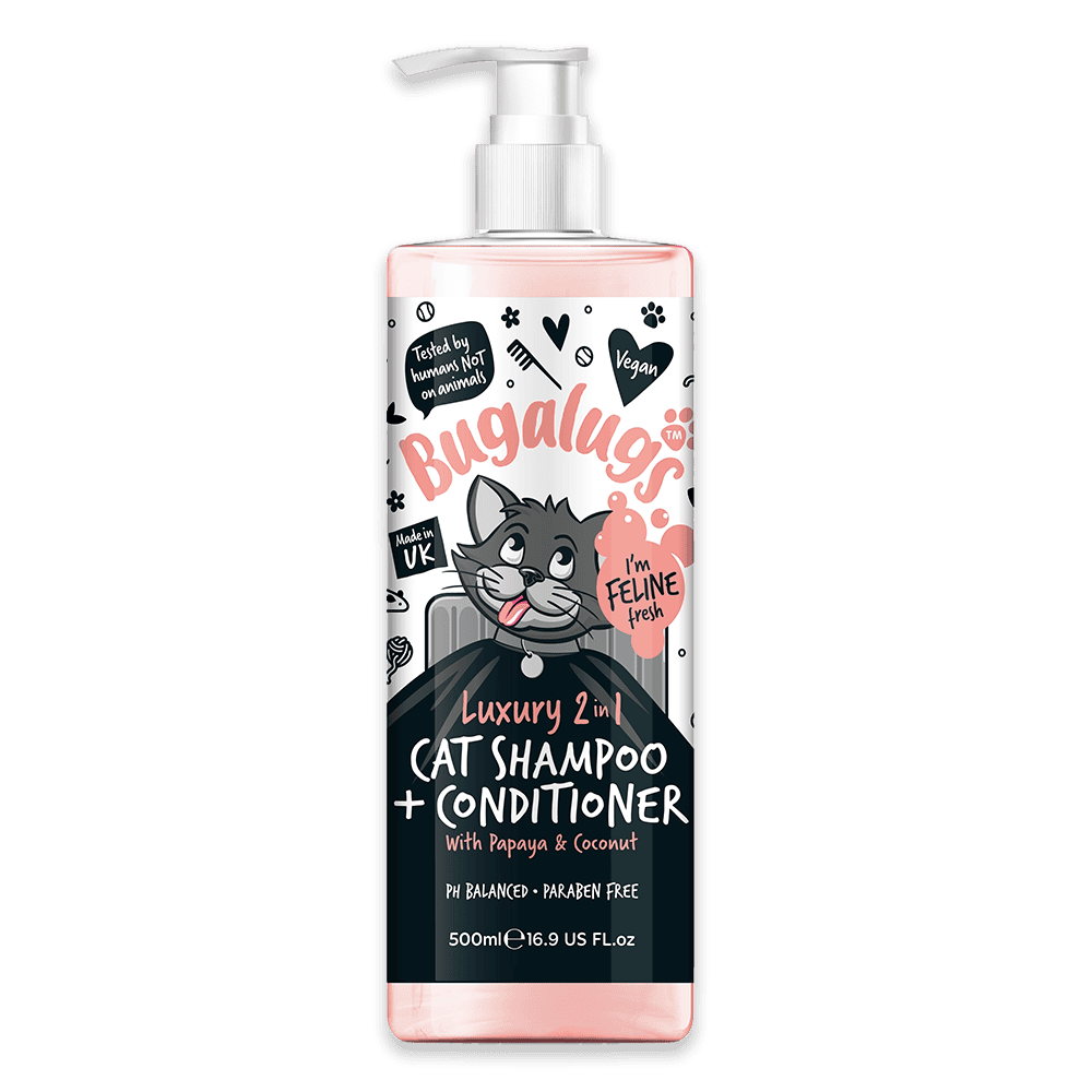 Bugalugs Luxury 2in1 Cat Shampoo & Conditioner - luksus shampoo til din kat