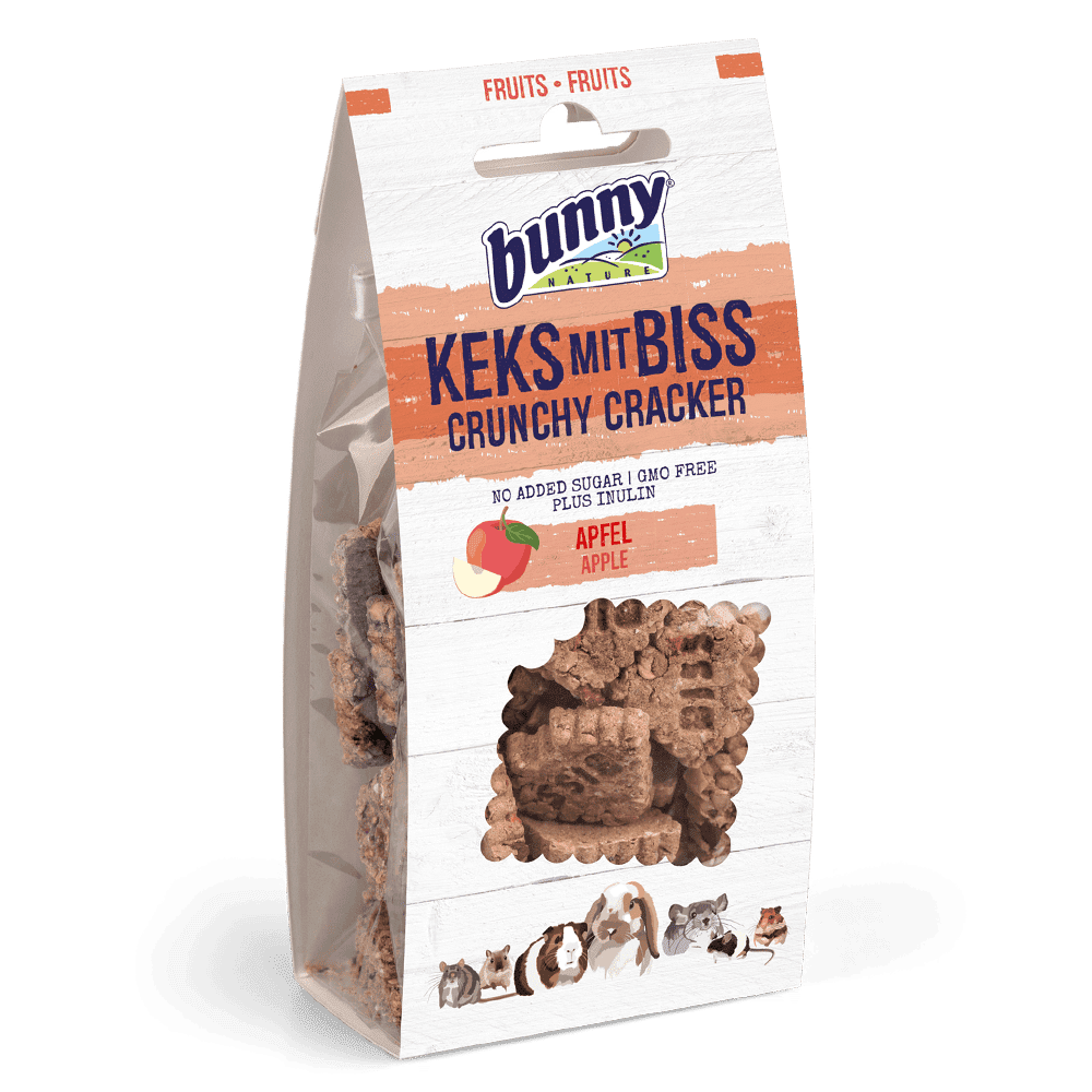 Bunny Nature Cruncy Crackers - med æble (50 g)