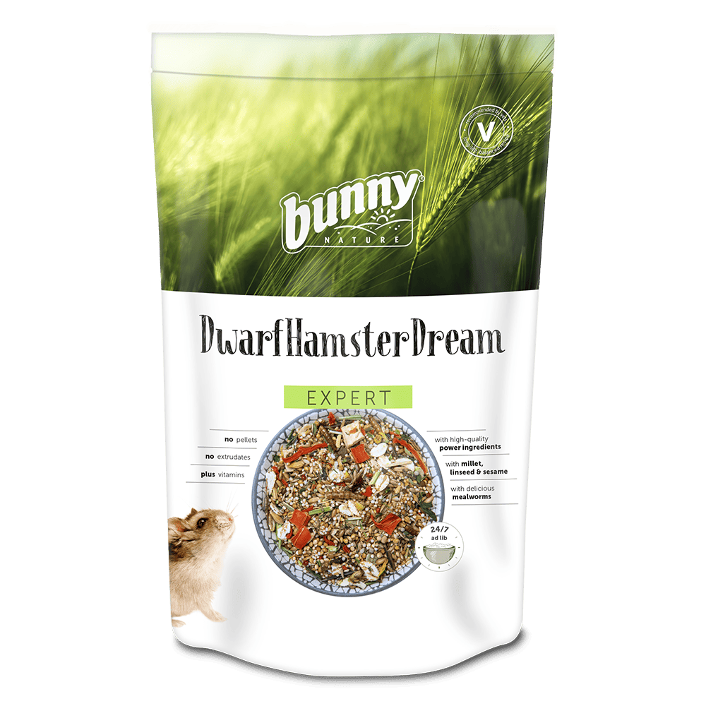 Bunny Nature - DwarfhamsterDream EXPERT 500 g - foder til hamstere