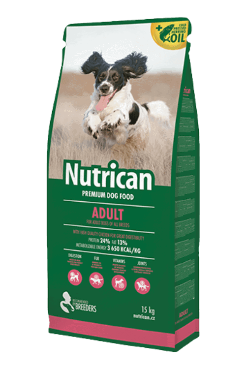 Nutrican Adult Hundefoder 15kg