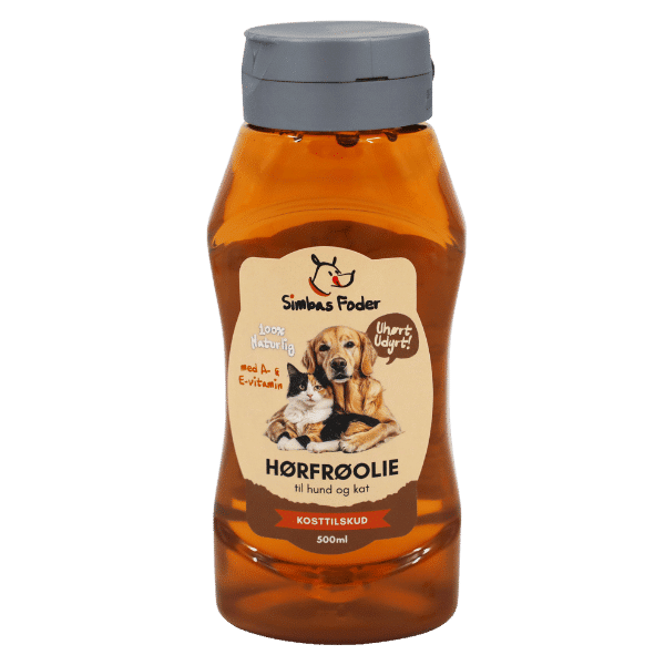 Simbas Foder Hørfrøolie 500 ml