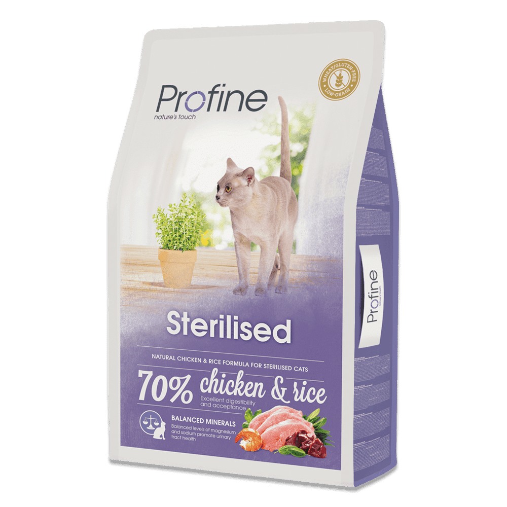 Profine Cat Sterilised med kylling - kattemad i pose