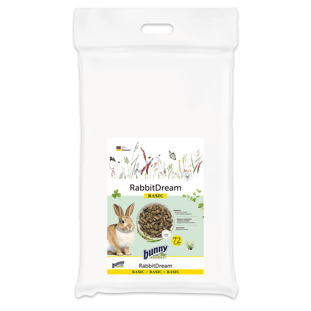 RabbitDream BASIC (4 kg) - pellets til kaniner fra Bunny Nature
