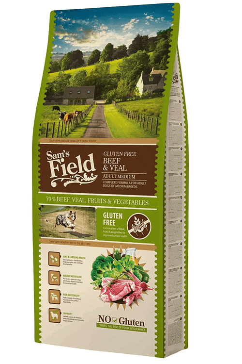 Sam's Field Adult Medium Beef & Veal 13kg