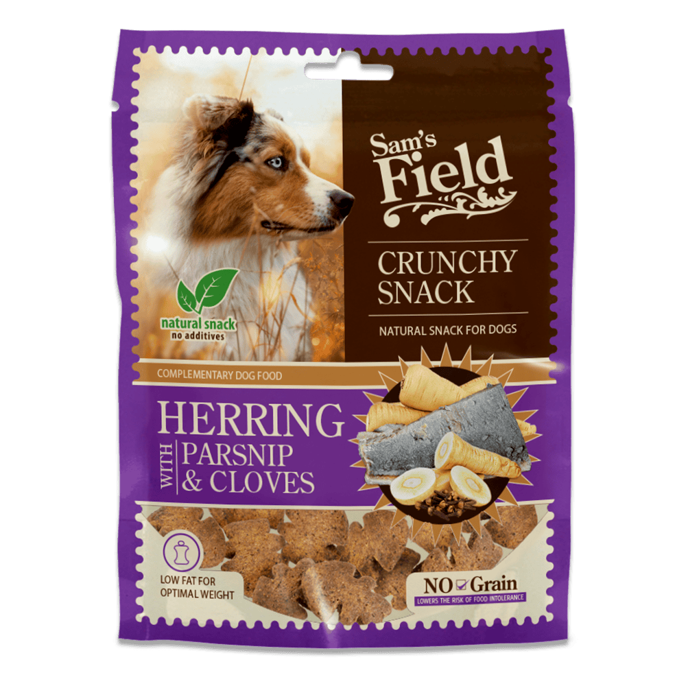 Sams Field Crunchy Cracker med sild og pastinak