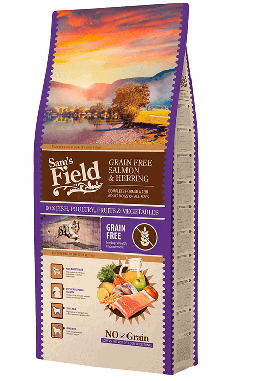 Sam's Field Grain Free Salmon & Herring 13kg