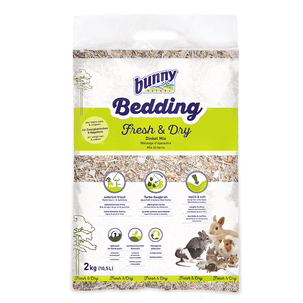 Bunny Nature Bedding Fresh & Dry (2 kg) - Bundstrøelse