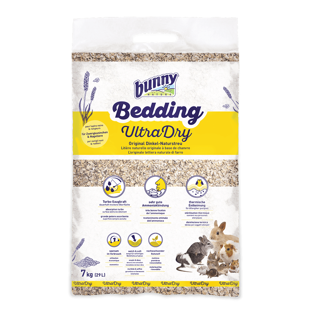 Bunny Nature Bedding UltraDry (7 kg) til kaniner og gnavere