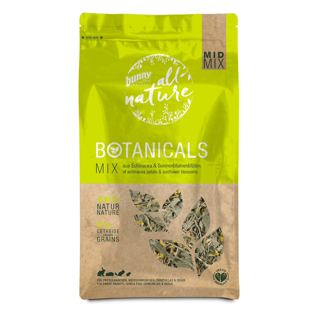 Botanicals Mid Mix - med solhatblade og solsikkeblomst (140g)