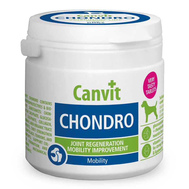 Canvit Chondro kosttilskud er komplet næring til din hunds led og bevægelse