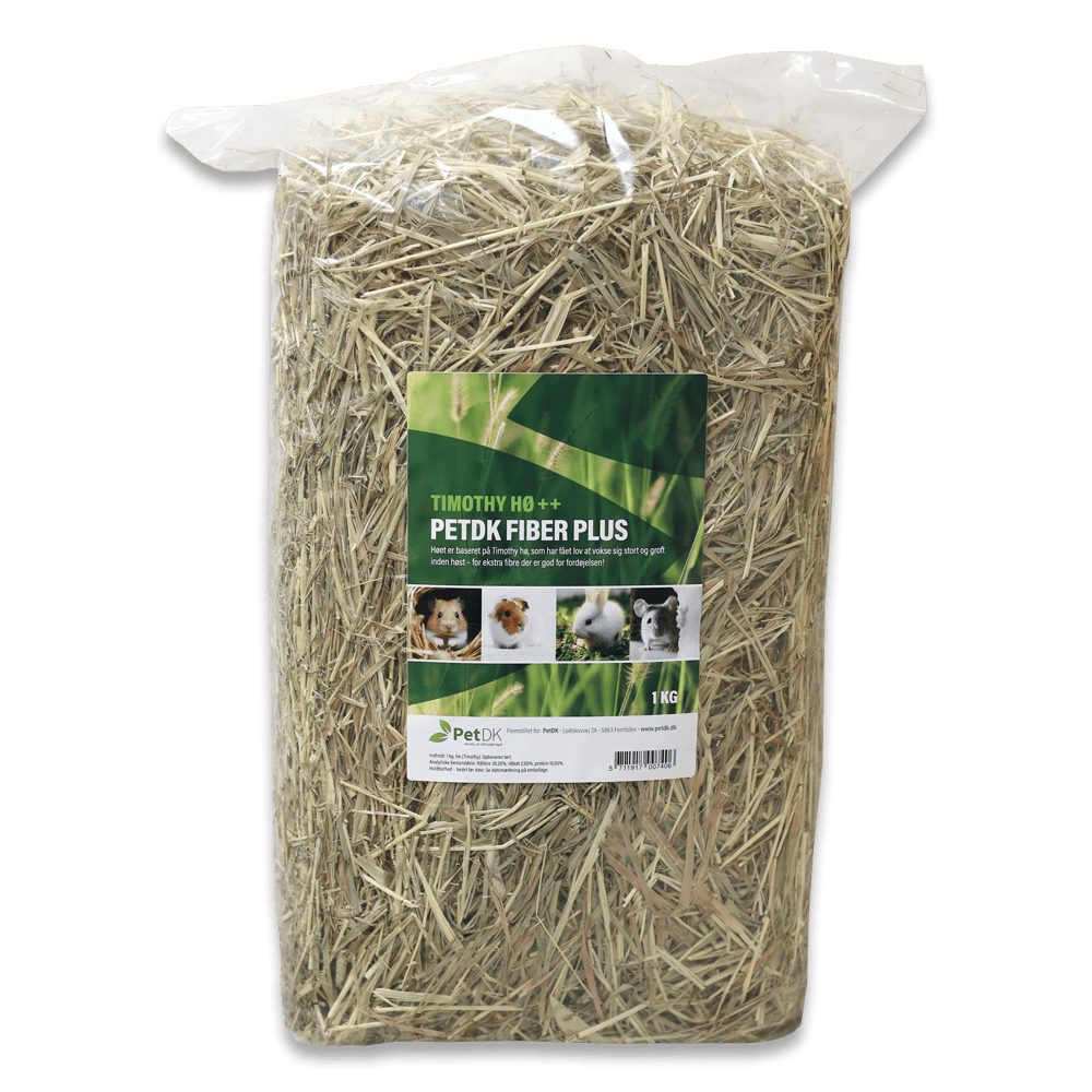 PetDK Fiber Plus Hø til kaniner