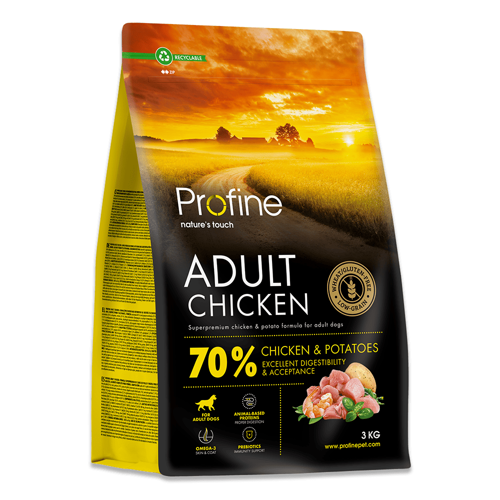 Profine Adult Chicken 3 kg - hundefoder med kylling