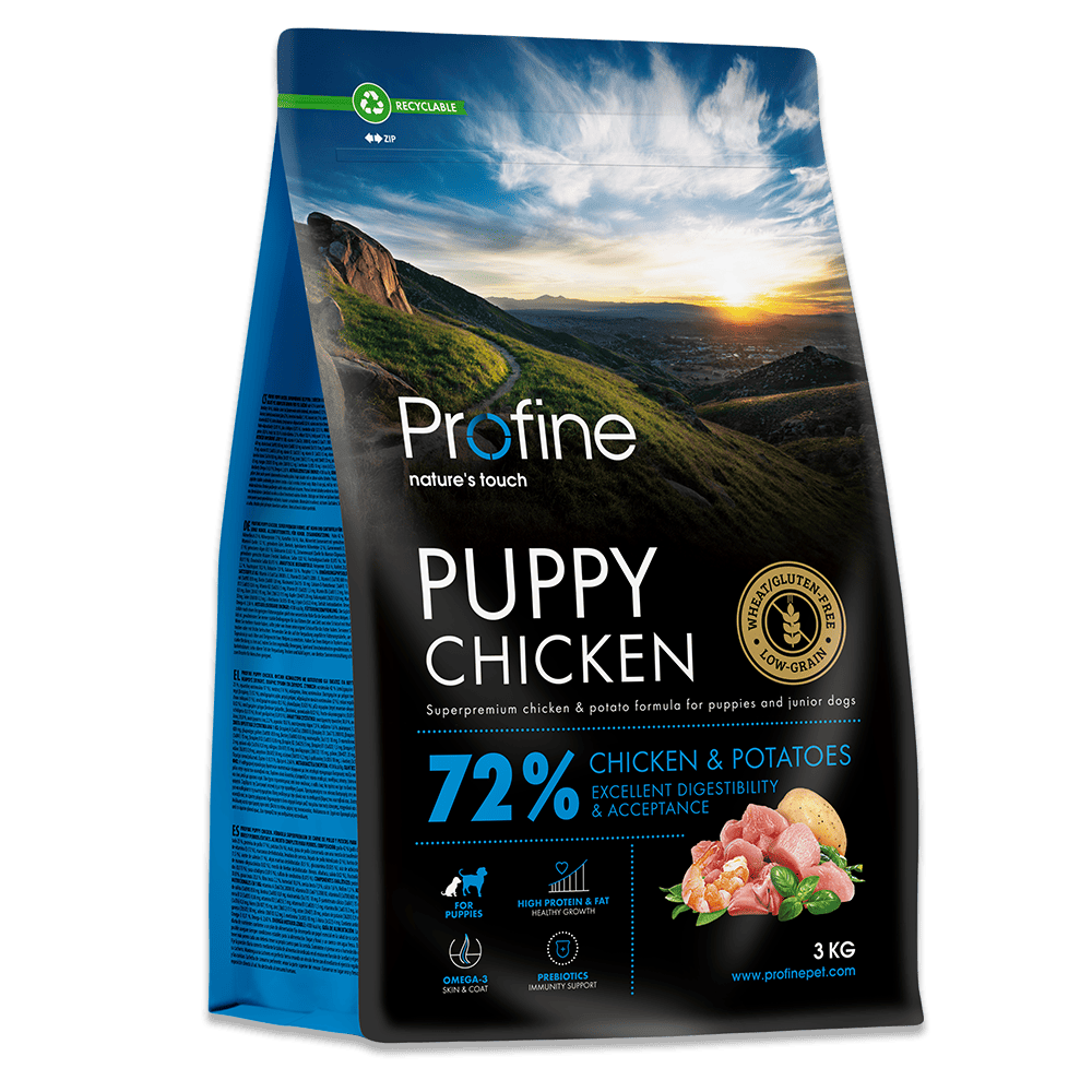 Profine Puppy Chicken 3kg - hvalpefoder med kylling