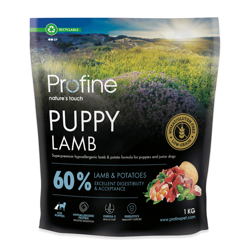 Profine Puppy Lamb 1 kg - Prøv Profine kvalitetsfoder til din hvalp